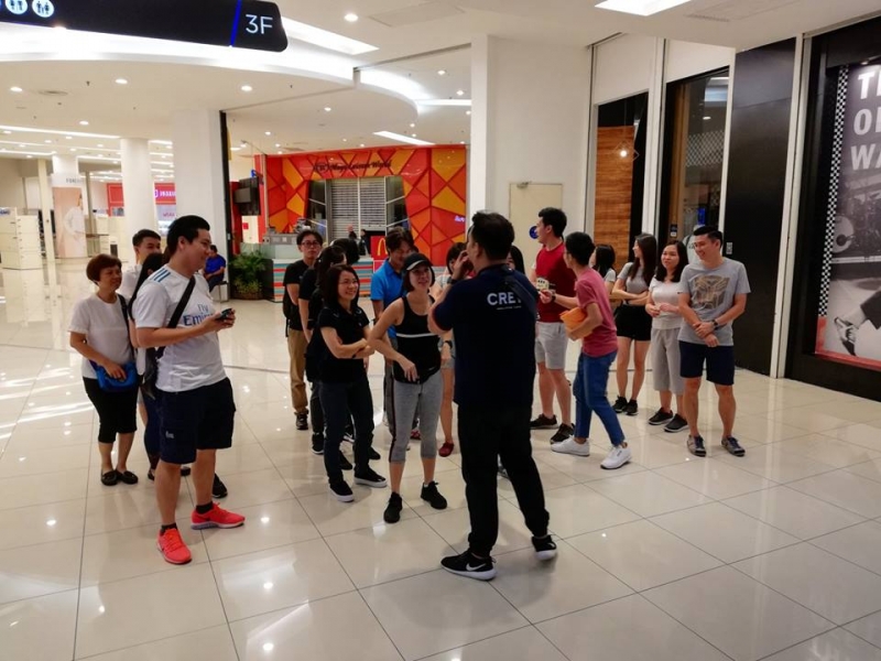 Corporate Indoor Team Building at the Queensbay Mall Penang with Nagase