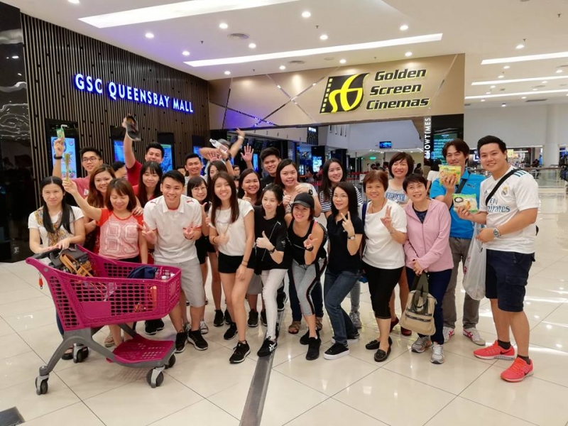 Corporate Indoor Team Building at the Queensbay Mall Penang with Nagase