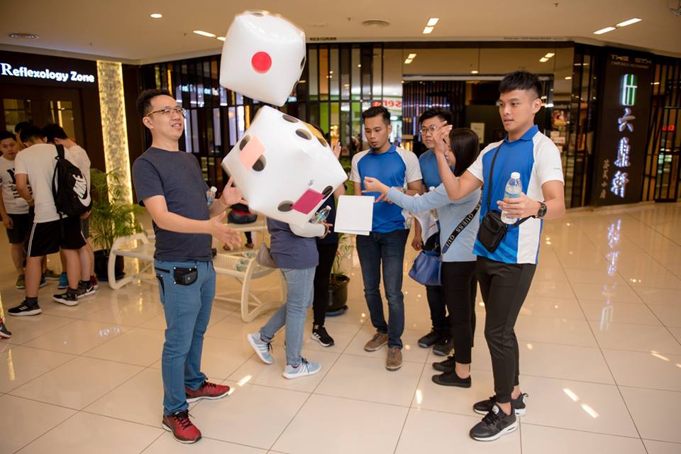 Corporate Indoor Team Building at the Queensbay Mall Penang with Nagase