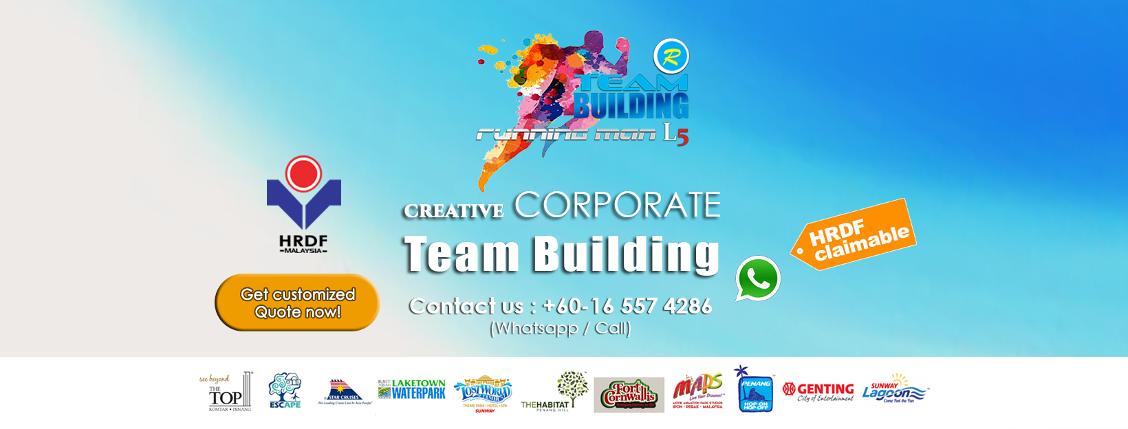 Running Man Team Building Penang L5 Banner